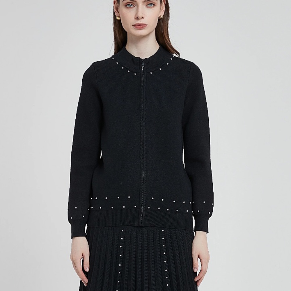 MM BLACK STUDDED JACKET